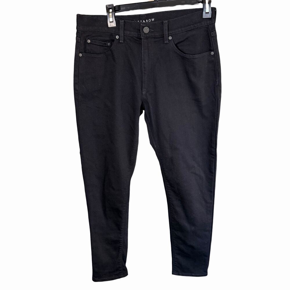 Mott And Bow Mens Jeans Slim Barclay Black 32X32 Stretch Gothic Goth Emo Grunge